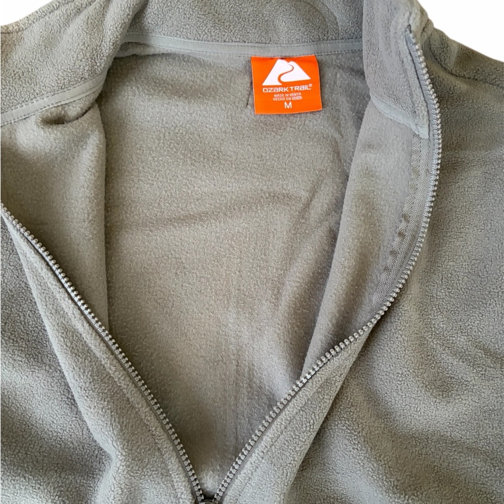 Ozark Trail Men's Taupe Falls Fleece Zip-Front Jacket, Size M NWT - Picture 9 of 11
